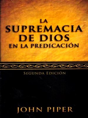 cover image of La supremacía de Dios en la predicación